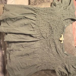 Pacsun LA Hearts, Olive green top, XS